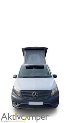 Aufstelldach Vito V-Klasse kompakt Mercedes Schlafdach Reimo Aktivcamper vorne