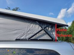 Reimo Easyfit Schlafdach Vito V-Klasse EQV Aufstelldach hinten hohe Scheren